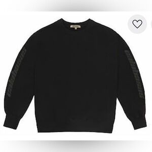 Yeezy Men's Crewneck Sweater in Black